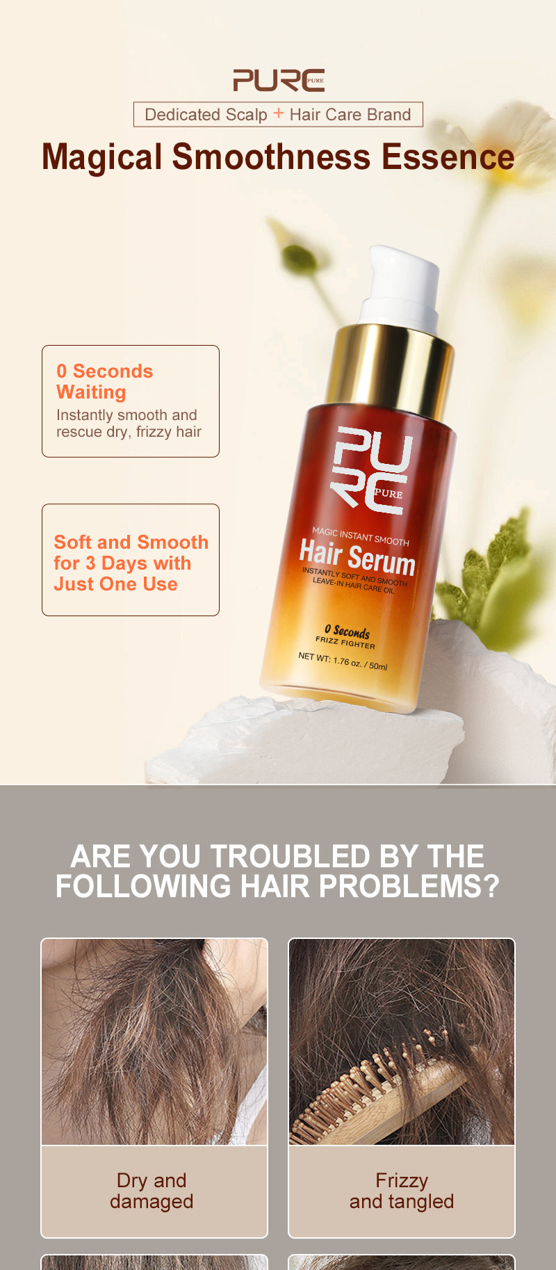 Magic Instant Smooth Hair Serum (Hair Oil)