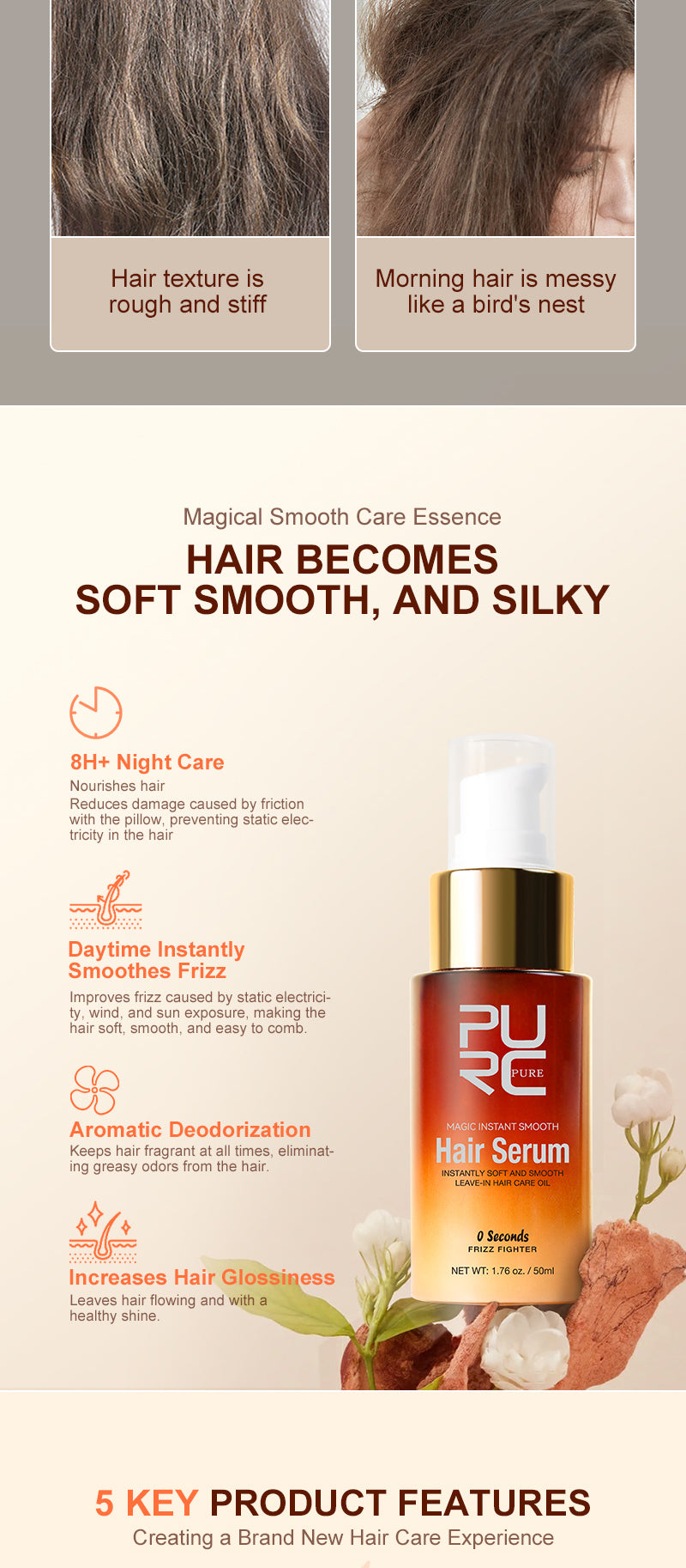 Magic Instant Smooth Hair Serum (Hair Oil)