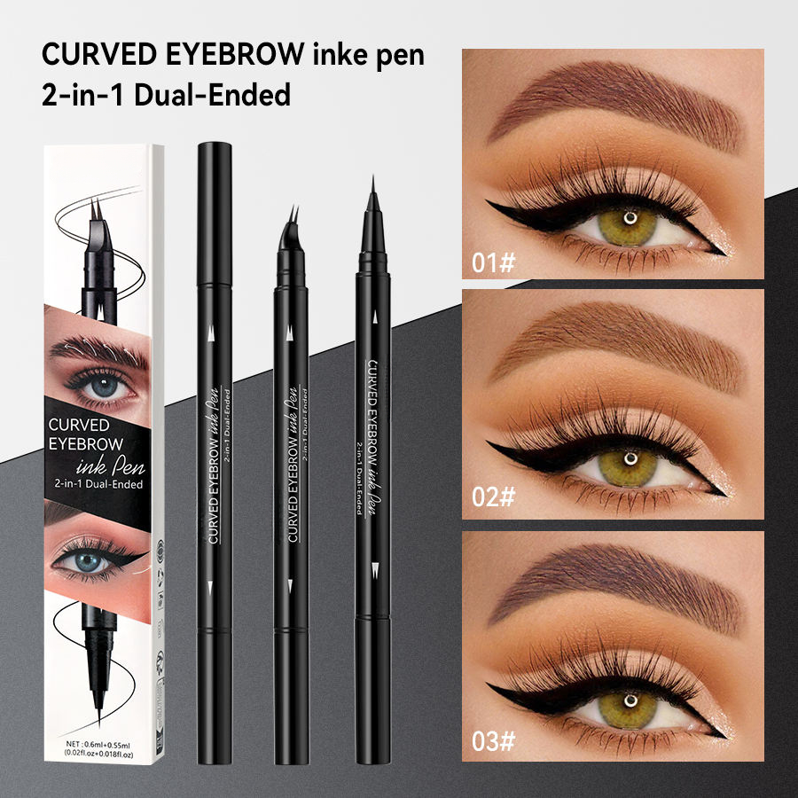 Waterproof Curved Eyebrow Pen