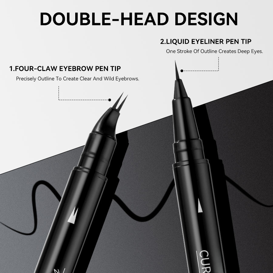 Waterproof Curved Eyebrow Pen