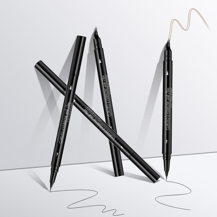 Waterproof Curved Eyebrow Pen