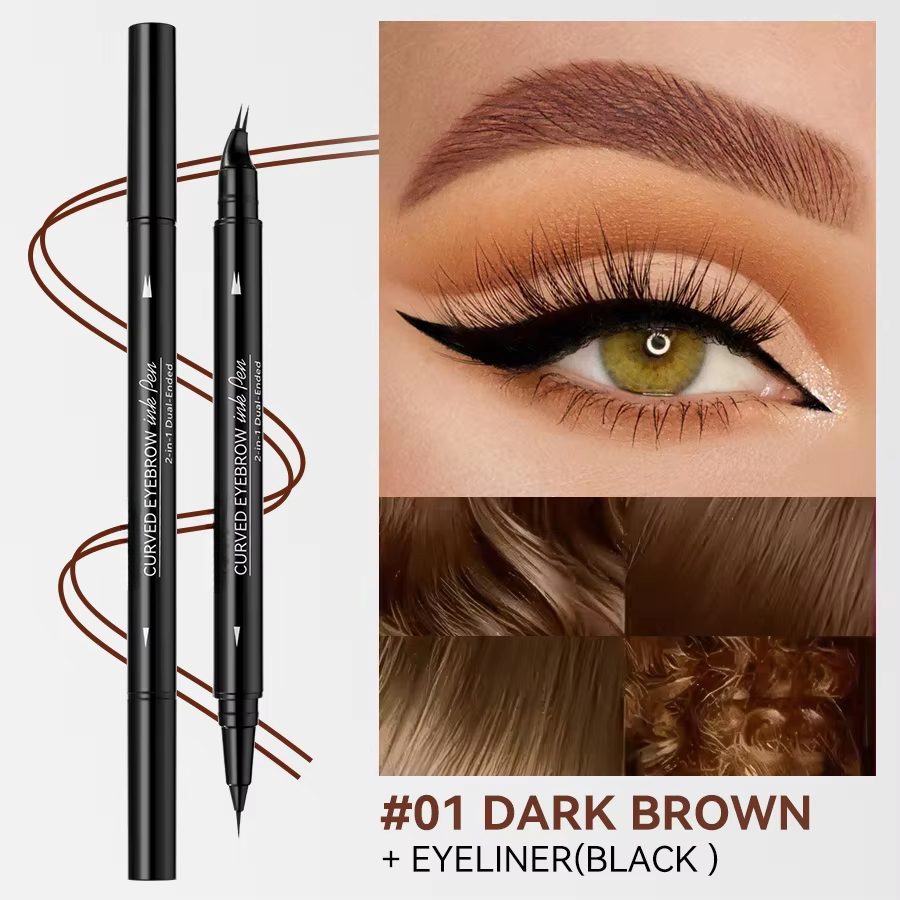 Waterproof Curved Eyebrow Pen