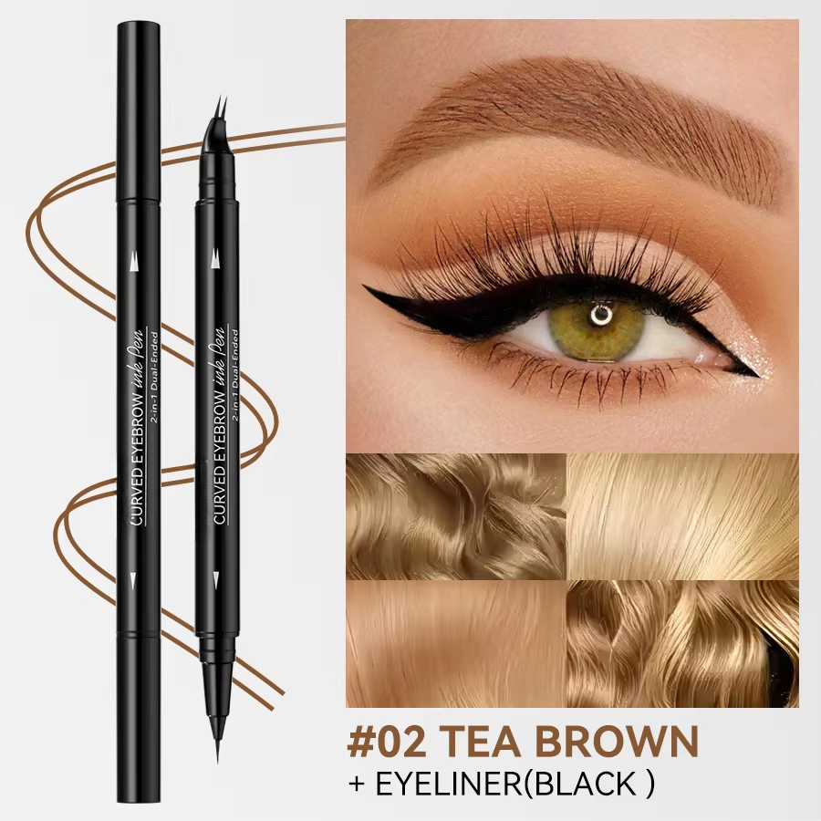 Waterproof Curved Eyebrow Pen
