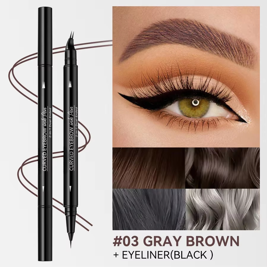 Waterproof Curved Eyebrow Pen