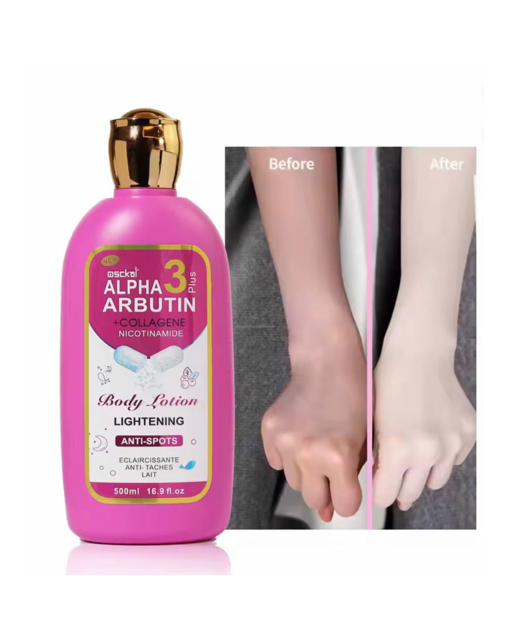 Osckai Alpha 3 Plus Arbutin Whitening Soap + Lotion
